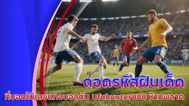 ถอดรหัสฝันเด็ด ที่บอกใบ้เลขแทงบอลกับ Ufahunter888 ห้ามพลาด