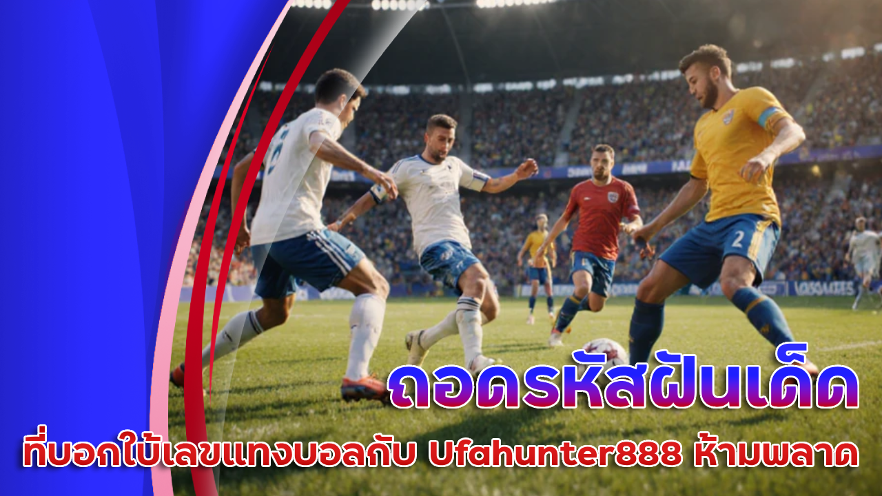 ถอดรหัสฝันเด็ด ที่บอกใบ้เลขแทงบอลกับ Ufahunter888 ห้ามพลาด